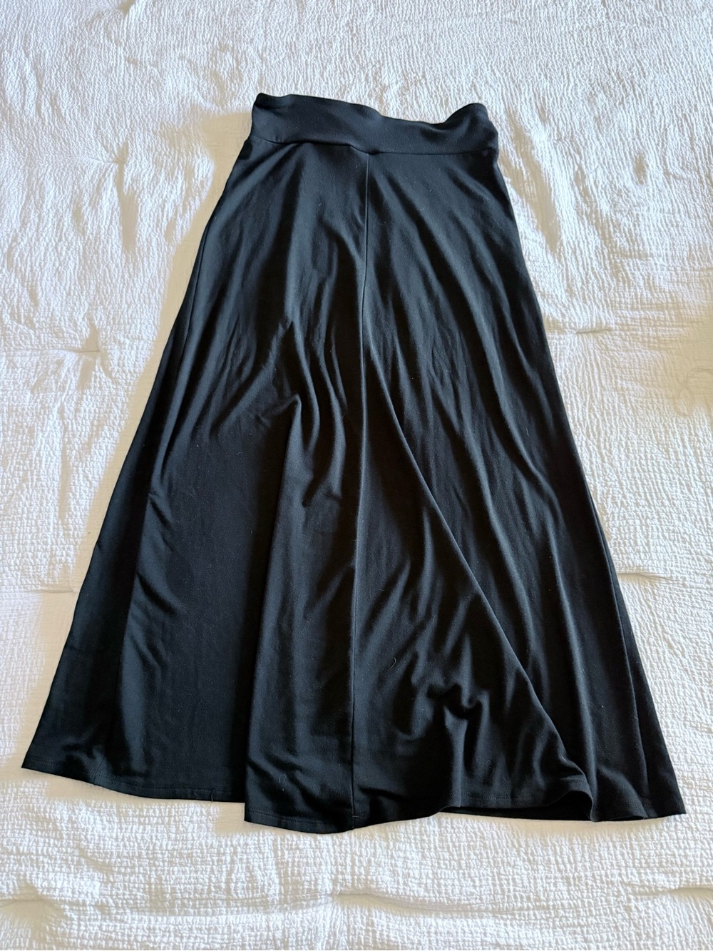 Joe Benbasset Black Flowing Maxi Skirt